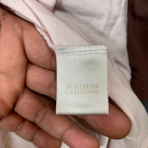 Soft Surroundings Open Front Cardigan Drape Layered Brown & White Womens size S - Picture 6 of 9